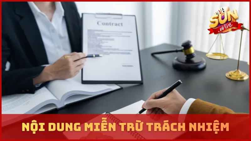 Nội dung miễn trừ chi tiết tại cổng game