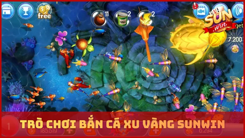 Trò chơi bắn cá Xu Vàng SUNWIN